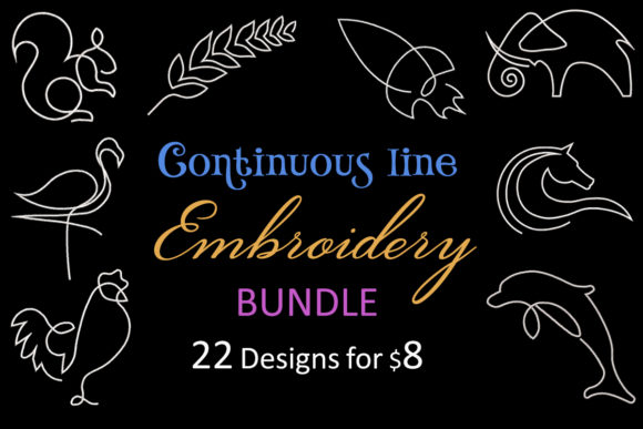 Continuous Line Embroidery Bundle: A Designer’s Review