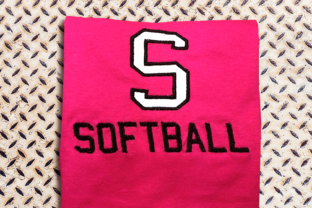Evaluating S for Softball Applique Embroidery for Etsy Shops