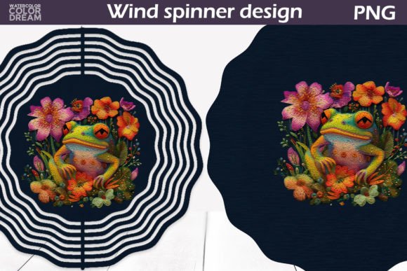 Frog Embroidery Wind Spinner Review
