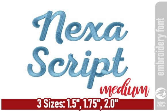 Nexa Script Embroidery Font Review