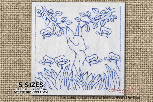 Review: Baby Fox Meditating in Jungle Embroidery