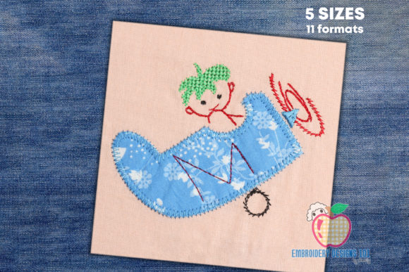 Review: Cute Little Pilot Embroidery Applique