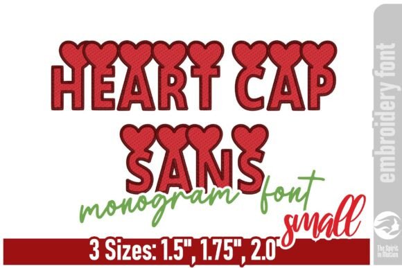 Review: Heart Cap Sans Monogram Font for Holiday Projects