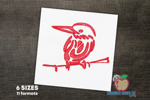 Review: Kingfisher Bird on Branch Embroidery Design