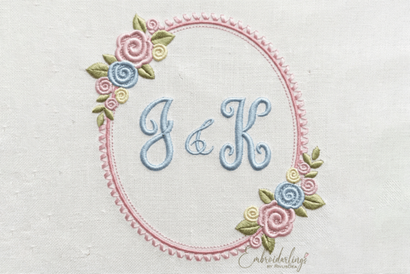 Reviewing Baby Monogram Frame Floral Embroidery