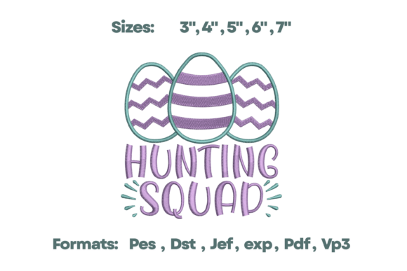 Reviewing Hunting Squad Easter Egg Embroidery for Boutique Sweatshirts