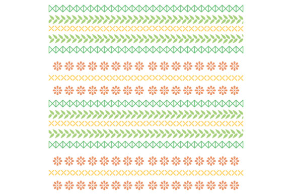 Reviewing Modern Wall Paper Embroidery Pattern